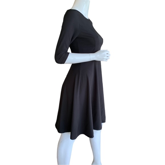 ACEVOG VINTAGE LITTLE BLACK DRESS. BACK BOW TIE. FIT & FLARE. WOMEN’S S… - Picture 4 of 10
